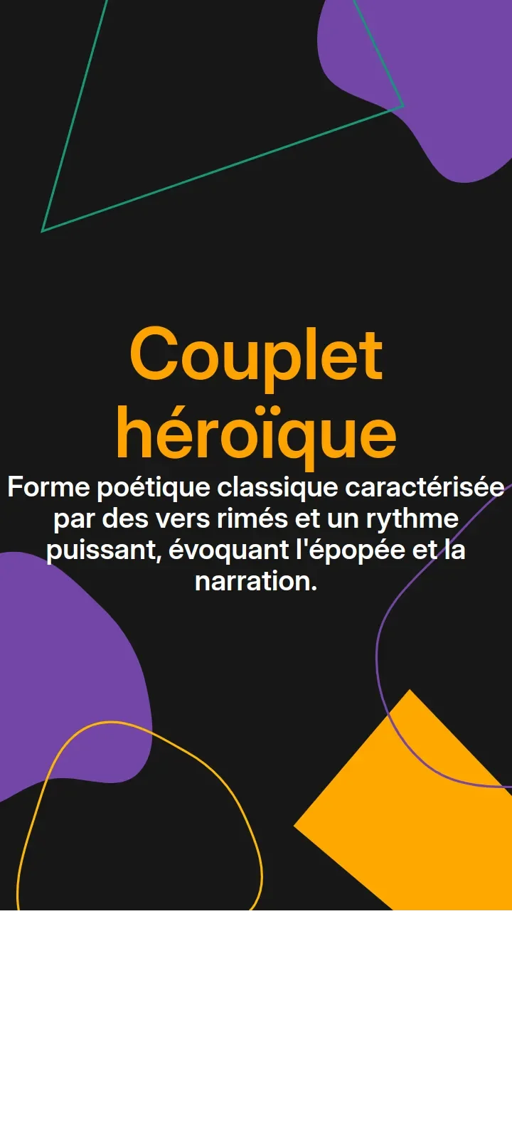 Couplet héroïque