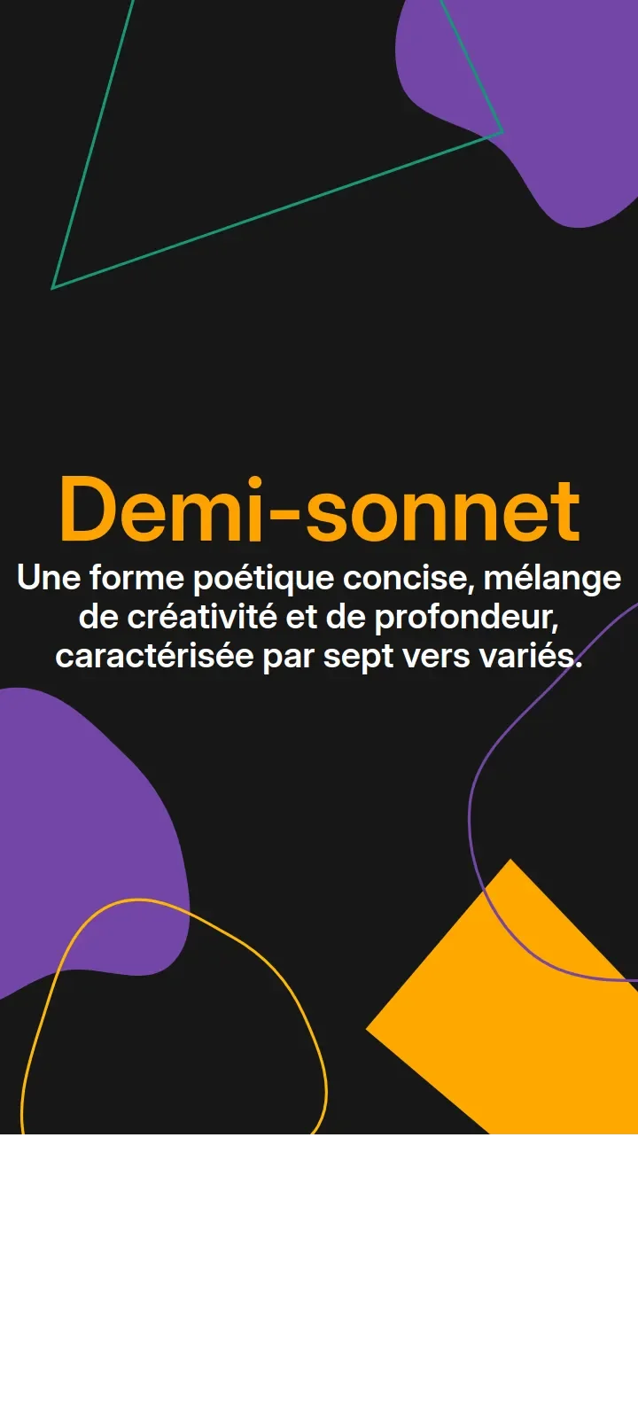 Demi-sonnet