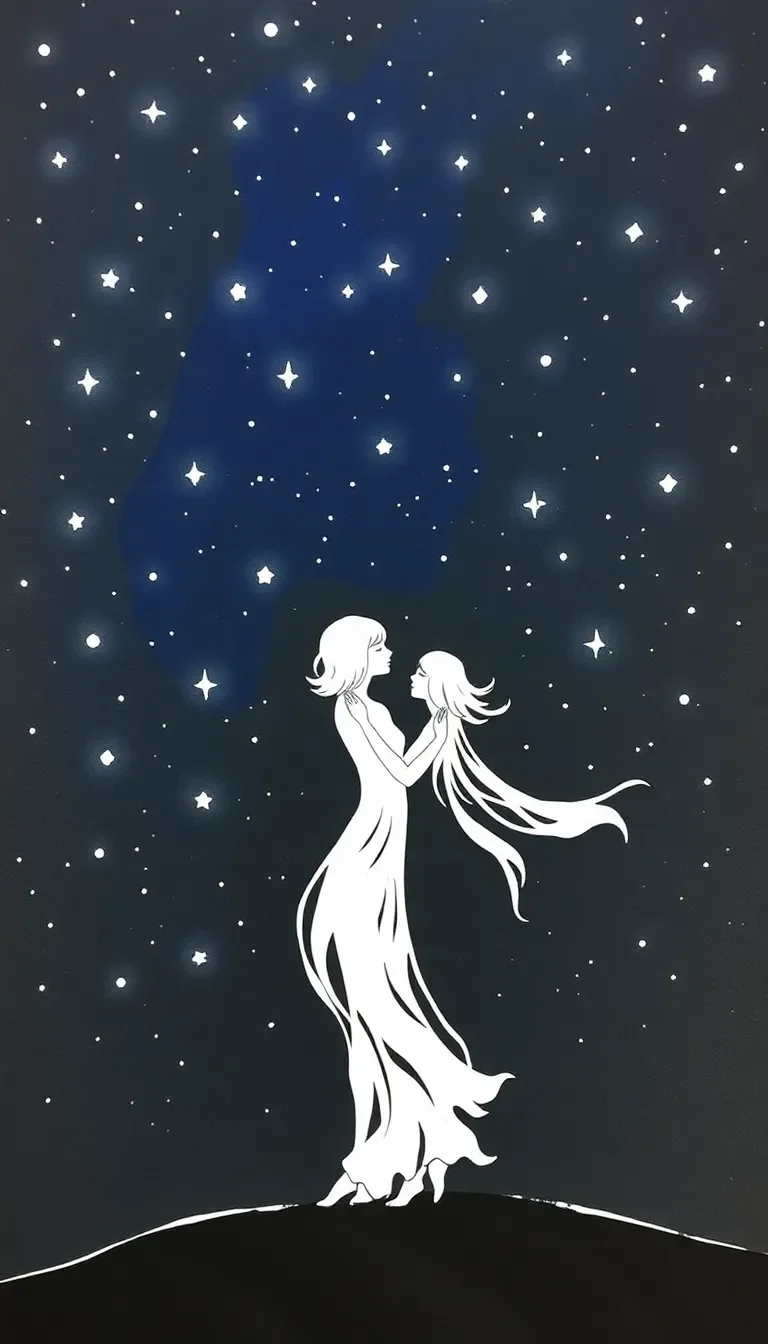 L'Étreinte des Étoiles : Une célébration de l'amour et de la liberté
