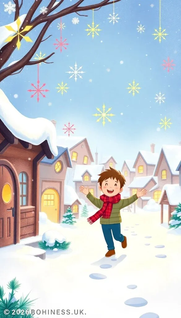 L&rsquo;Hiver de Hugo et les Flocons de Neige Magiques