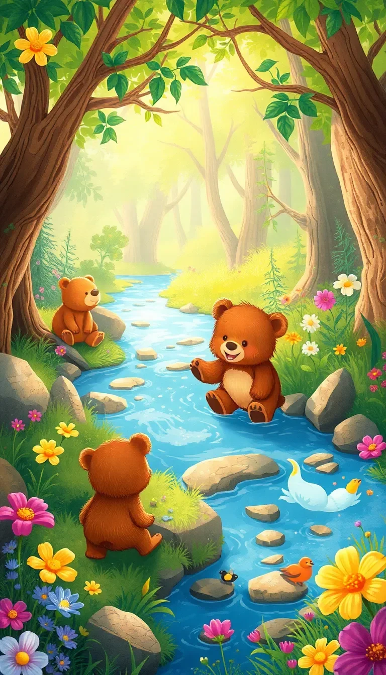 L'Ourson et le Ruisseau
