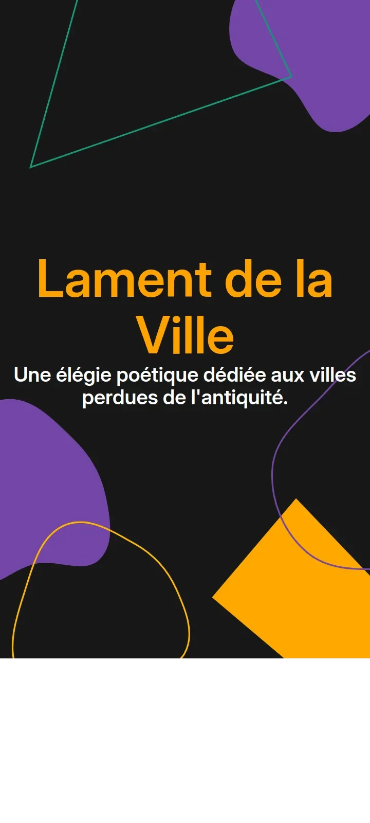 Lament de la Ville