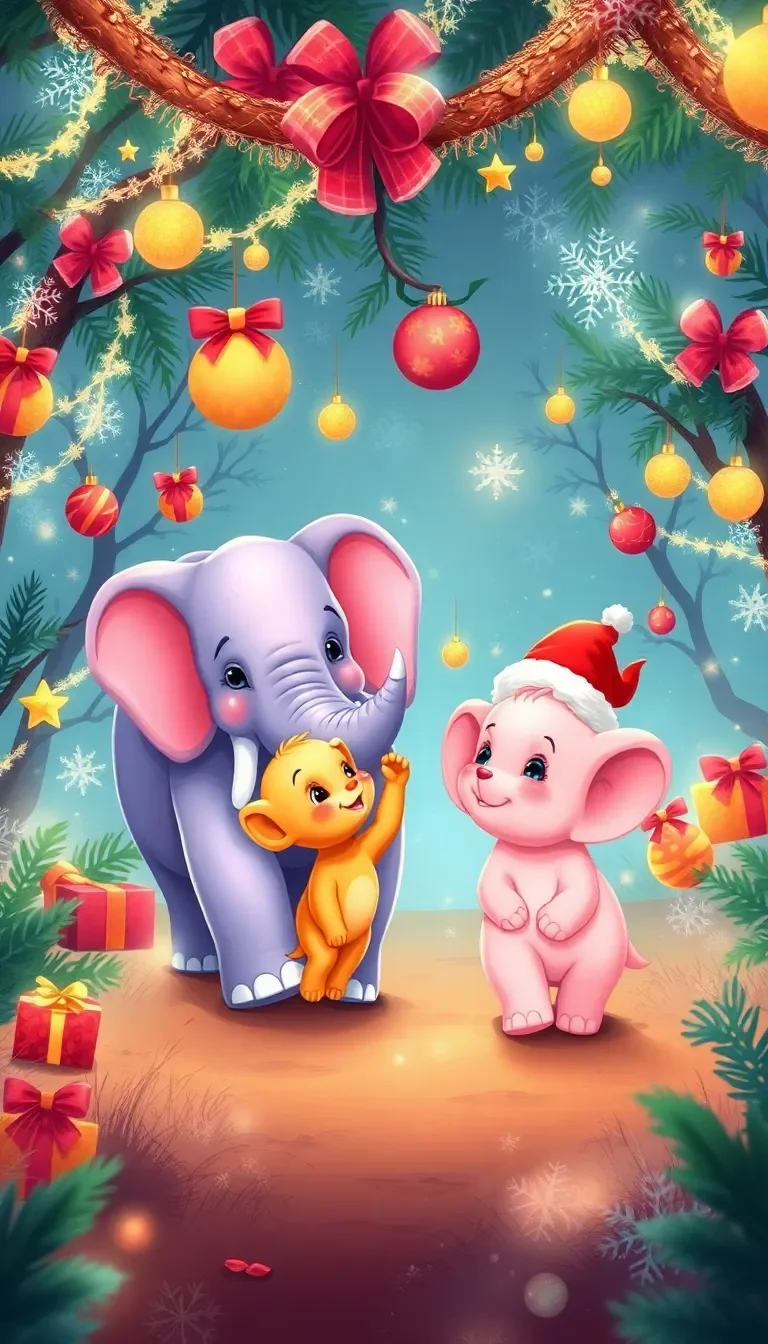 Léo le Lionceau et le Magicien de Noël