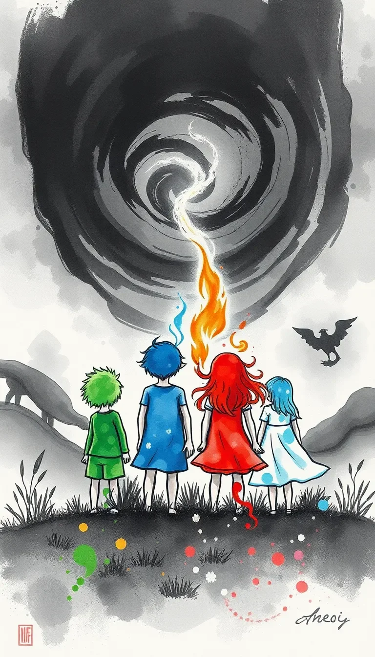 Les Enfants des Éléments : Une aventure fantastique d'union et de courage