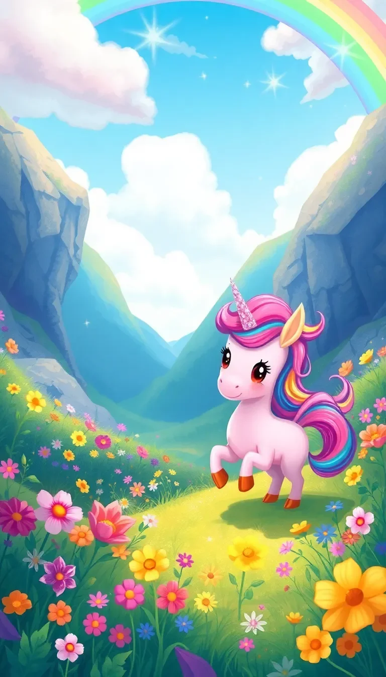 Lili la Petite Licorne et les Étoiles