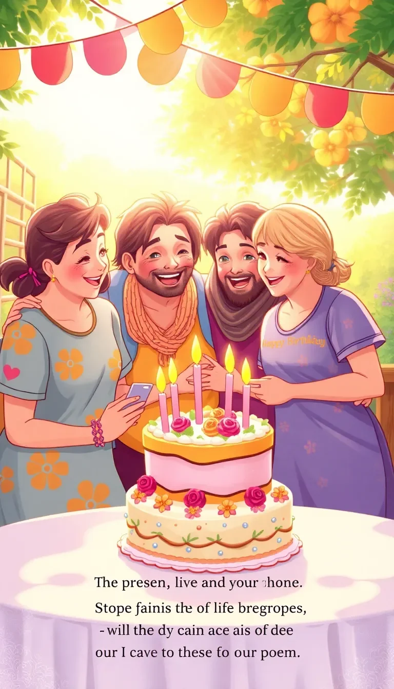 Poème anniversaire touchant pour célébrer grand-mère
