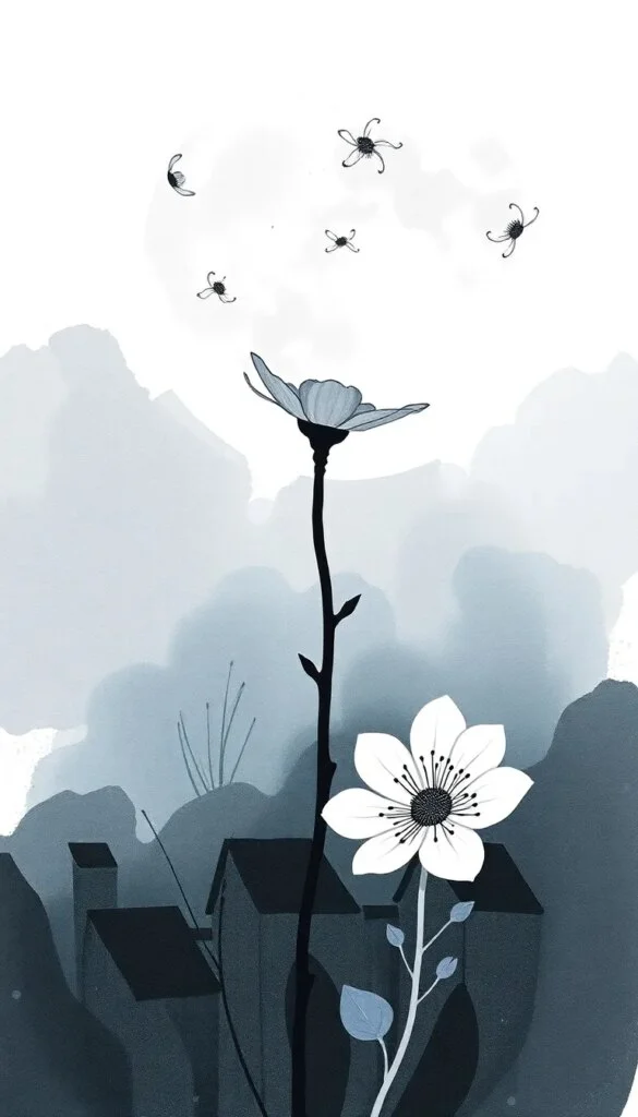 Poème d&rsquo;Amour Court : Fleur de Lune