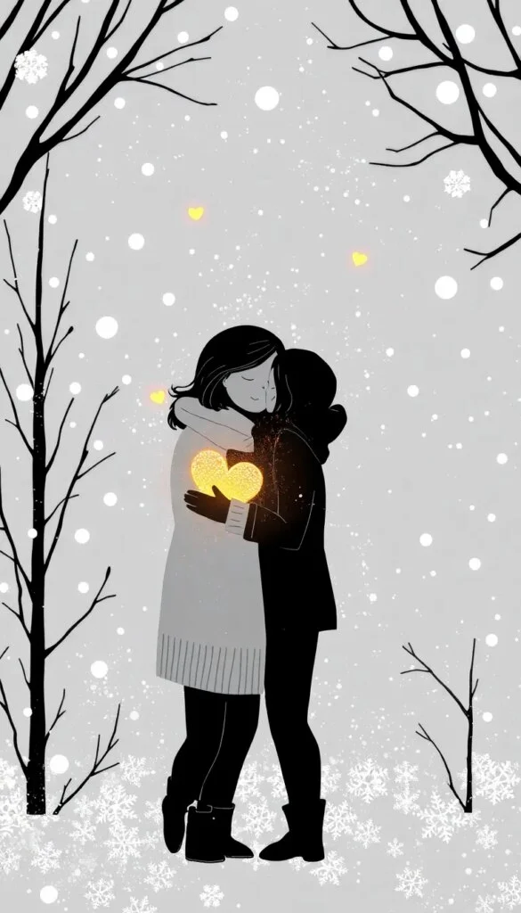 Poème d&rsquo;Amour Court : Lumière d&rsquo;Hiver