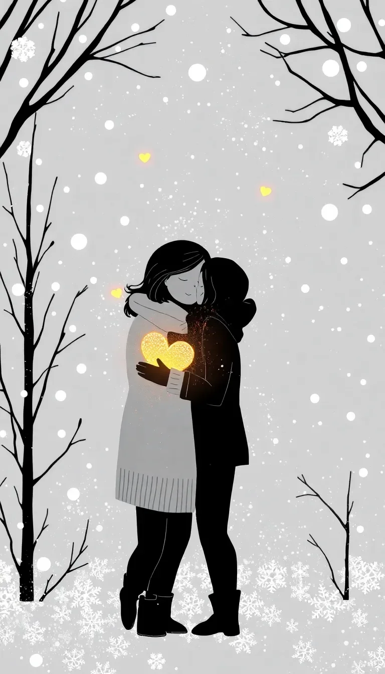 Poème d'Amour Court : Lumière d'Hiver