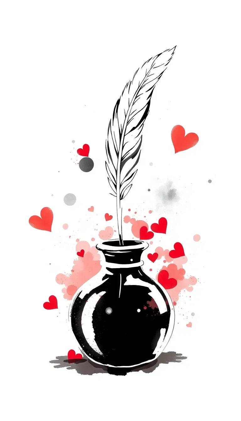Poème d'Amour Court : Plume d'Amour