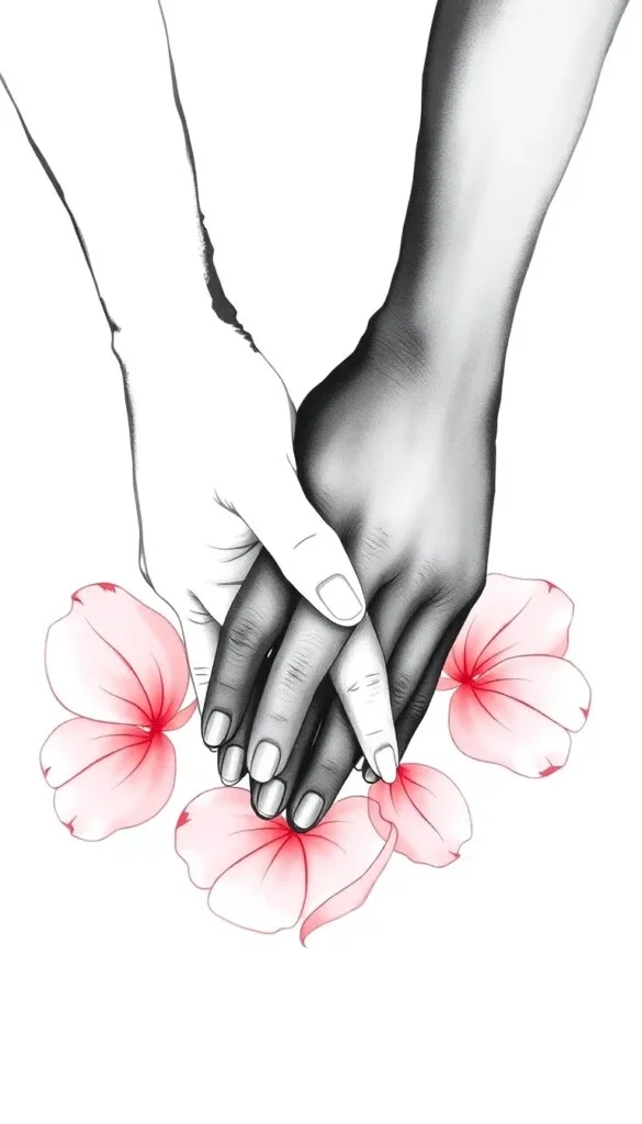 Poème d&rsquo;Amour Mignon : Les Doigts Entrelacés