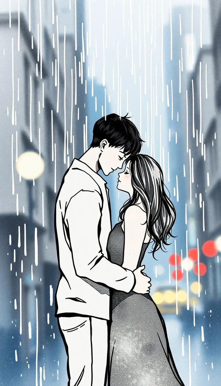 Poème d'amour qui Touche le Cœur : L'Étreinte Sous la Pluie