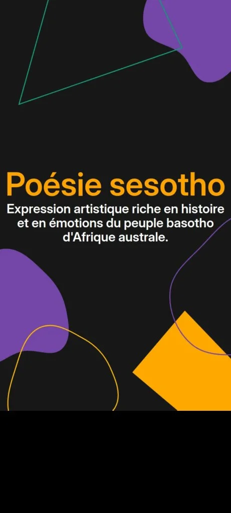 Poésie sesotho