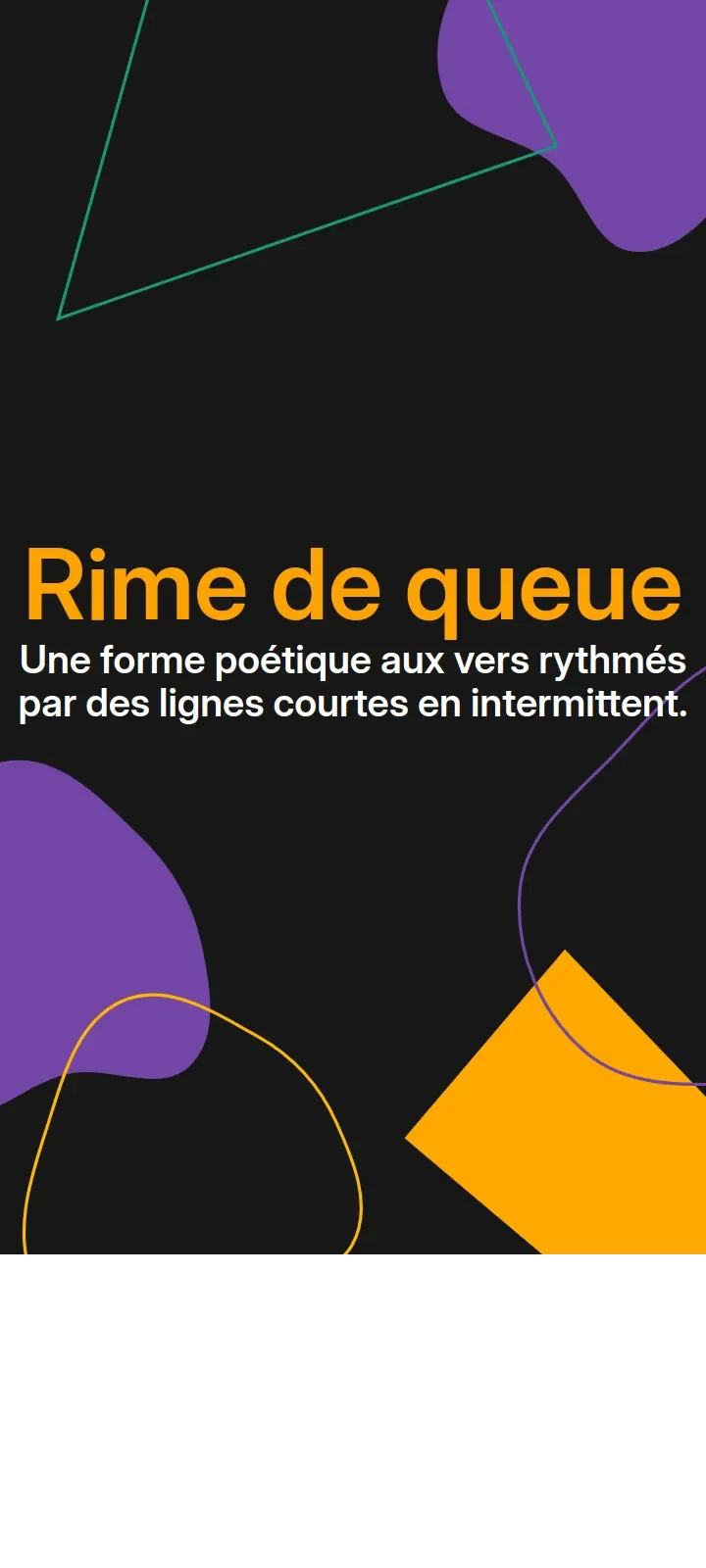 Rime de queue