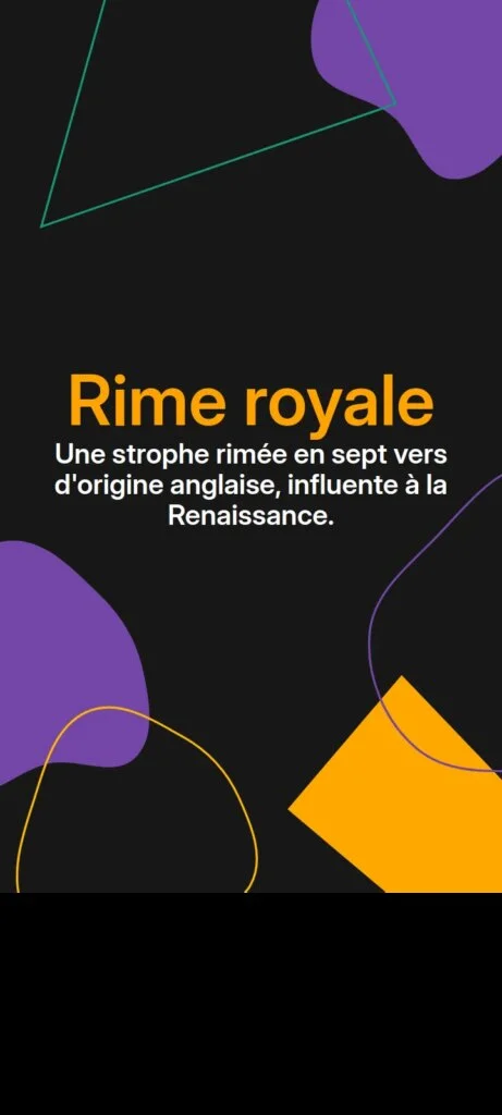 Rime royale