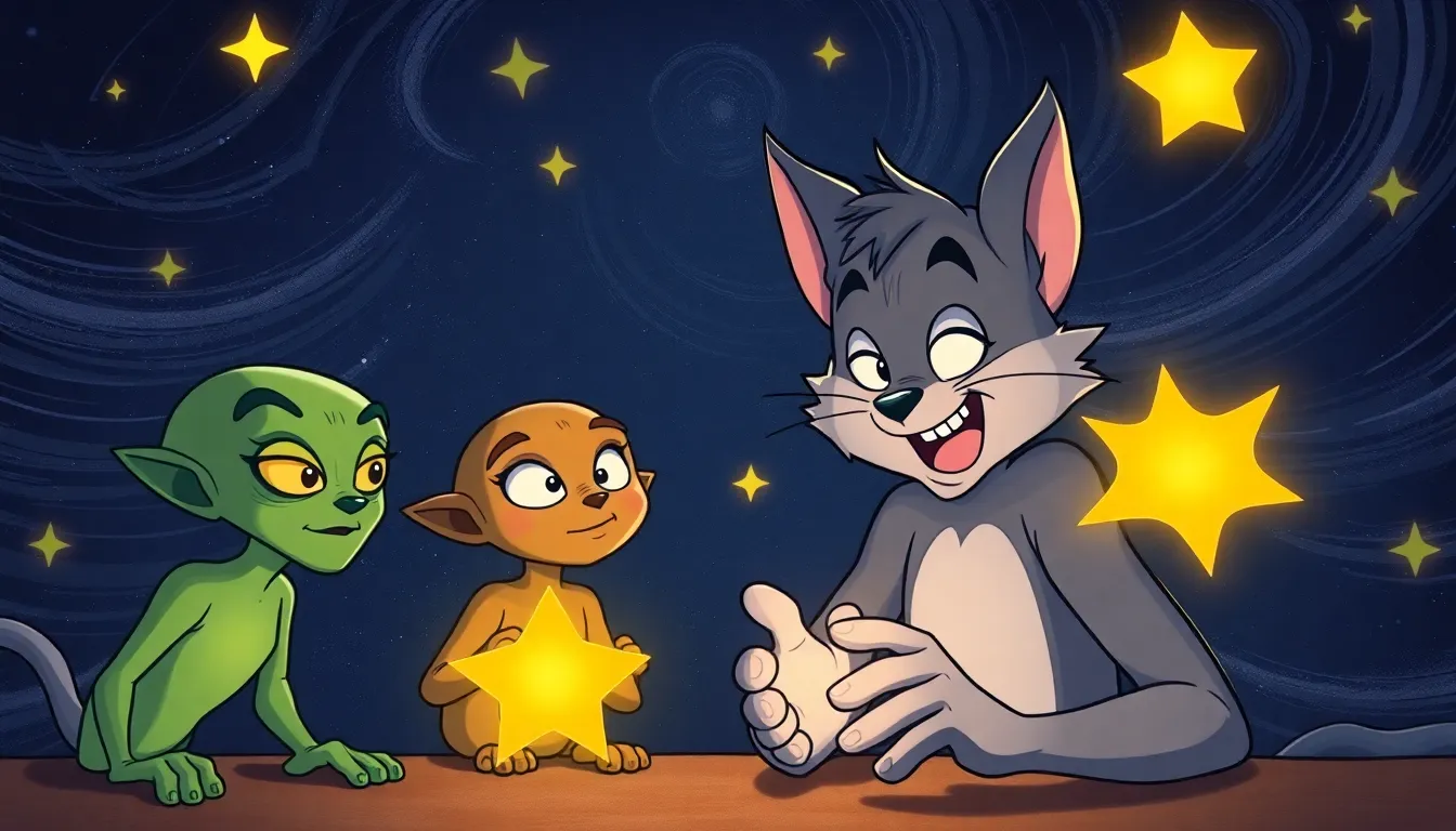 Tom et les Étoiles Filantes 4 Illustration d'Une Étoile en Danger