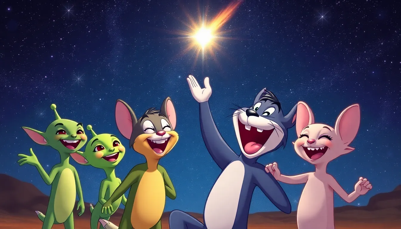 Tom et les Étoiles Filantes 5 Illustration de Le Retour aux Étoiles