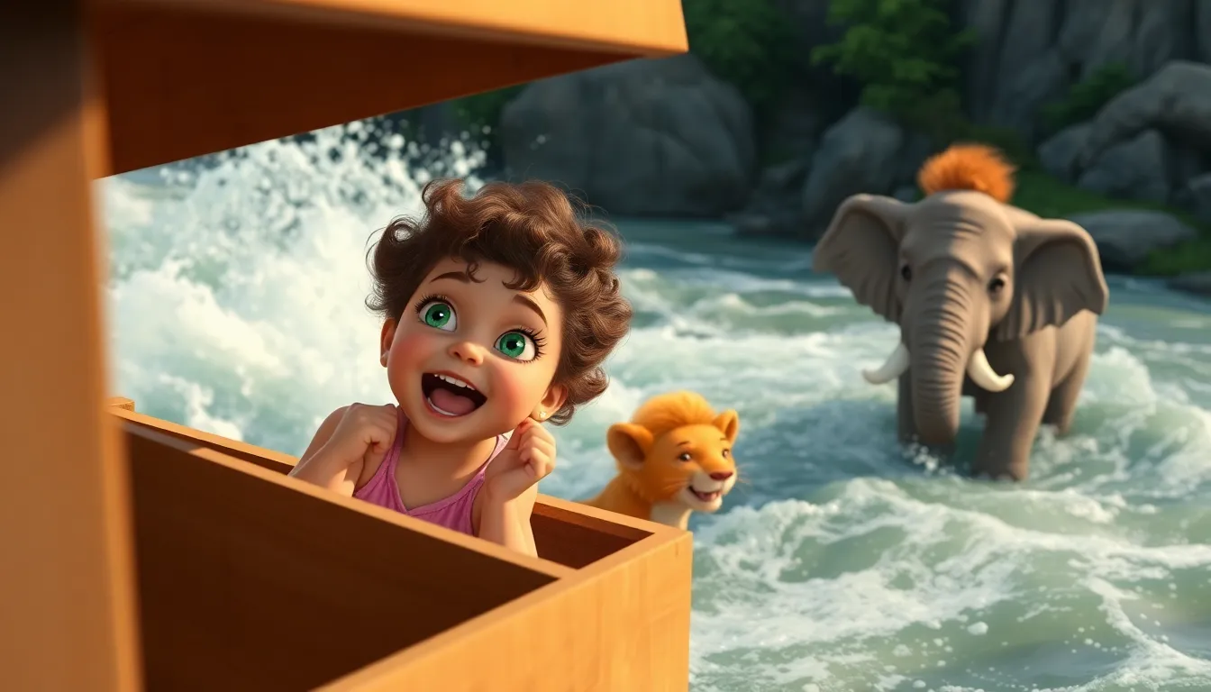 Les Secrets de Mia dans sa Boîte à Histoires 4 Illustration de L'Épreuve de Courage