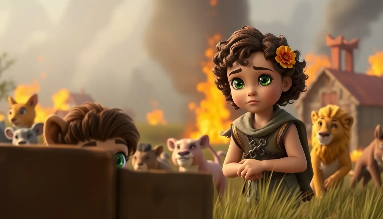 Les Secrets de Mia dans sa Boîte à Histoires 5 Illustration du Sauvetage