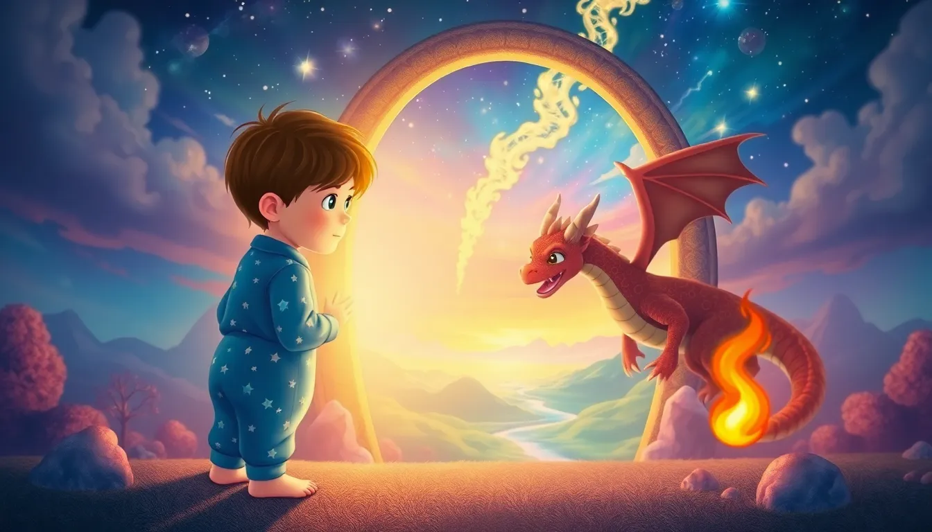 Illustration de La Porte Magique