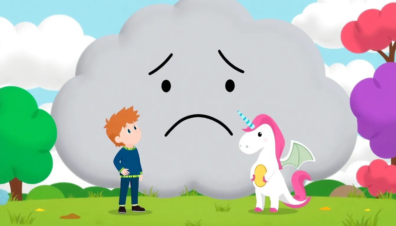 Le Ciel des Rêves de Max 4 Illustration du Mystère des Nuages