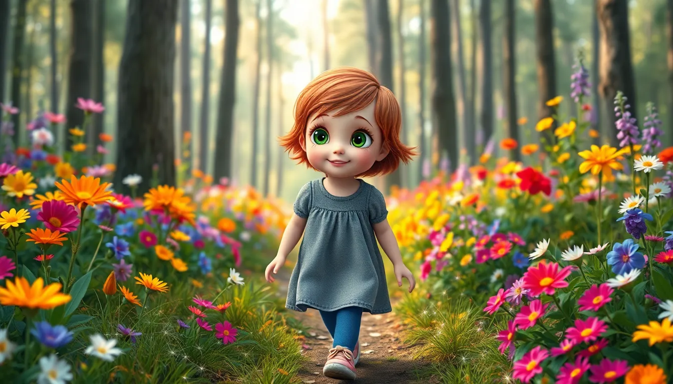 Sophie et la Cité des Merveilles 1 Sophie dans la forêt en quête de la Cité des Merveilles