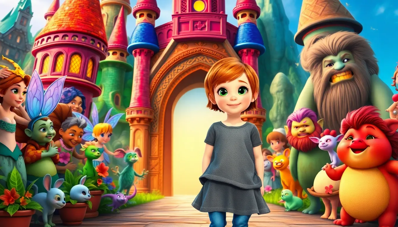 Sophie et la Cité des Merveilles 3 Illustration de L'Arrivée à la Cité