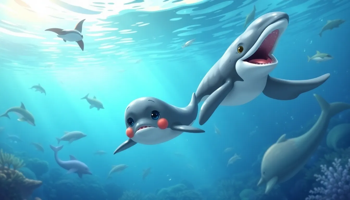 La Petite Baleine et l'Océan 5 Illustration du Grand Voyage