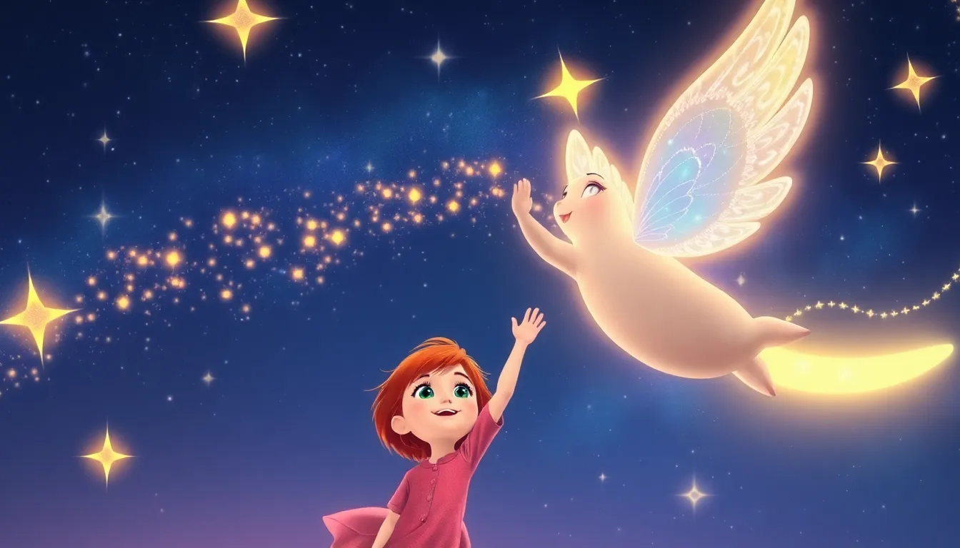 Nina et les Gardiens des Étoiles 5 Illustration du Retour à la Maison