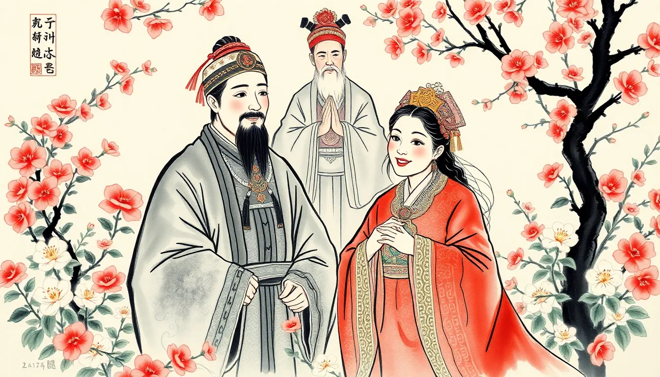 Les Jardins de Sagesse : Une odyssée poétique en Chine 2 Illustration de La Danse des Saisons