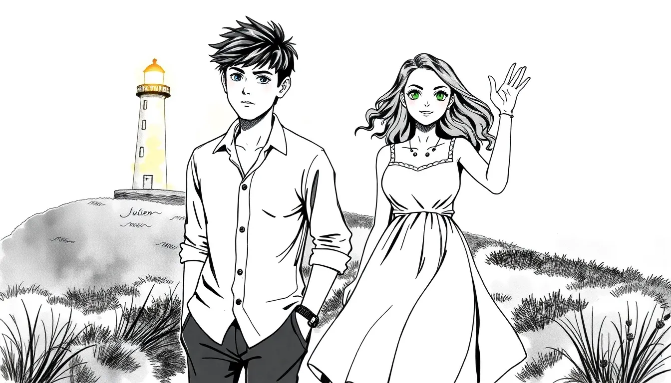 Le Phare des Égarés : Un mystère des âmes perdues 5 Illustration de L'acceptation et le départ