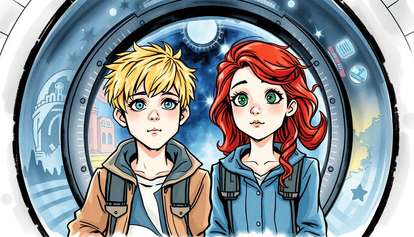 Les Enfants du Futur : Voyage à travers le Temps pour Changer le Passé 2 Illustration du Premier Voyage : À Travers le Temps