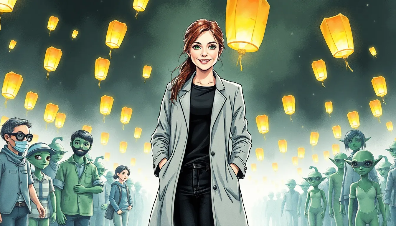 Les Messagers de l'Aube : Accueil de l'Inconnu Extraterrestre 6 Illustration de Un Nouveau Départ