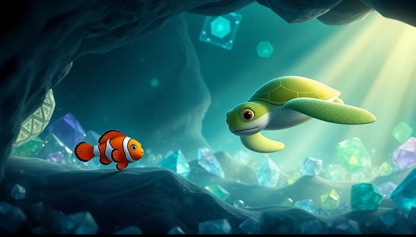 Noé et le Monde Sous-Marin 4 Illustration de Le Mystère de la Grotte