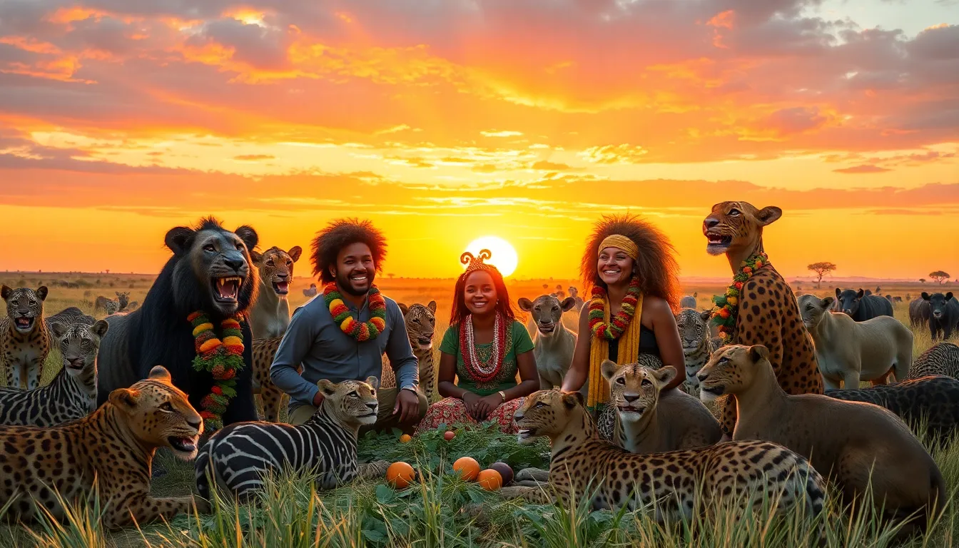 Léo le Lionceau et le Magicien de Noël 6 Illustration de Le Retour à la Savane