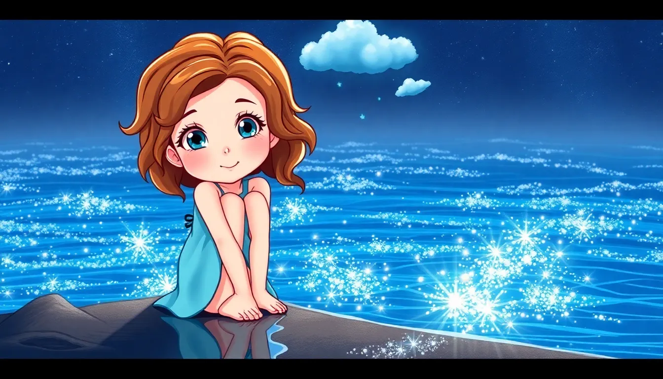 Le Voyage de Luna au Pays des Rêves 4 Illustration de La Rivière des Souvenirs