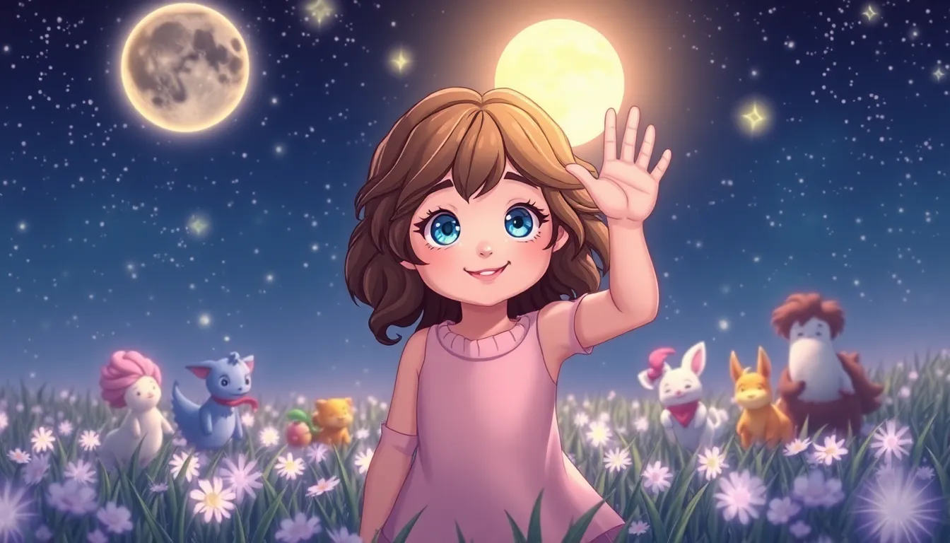 Le Voyage de Luna au Pays des Rêves 6 Illustration de Le Retour à la Maison