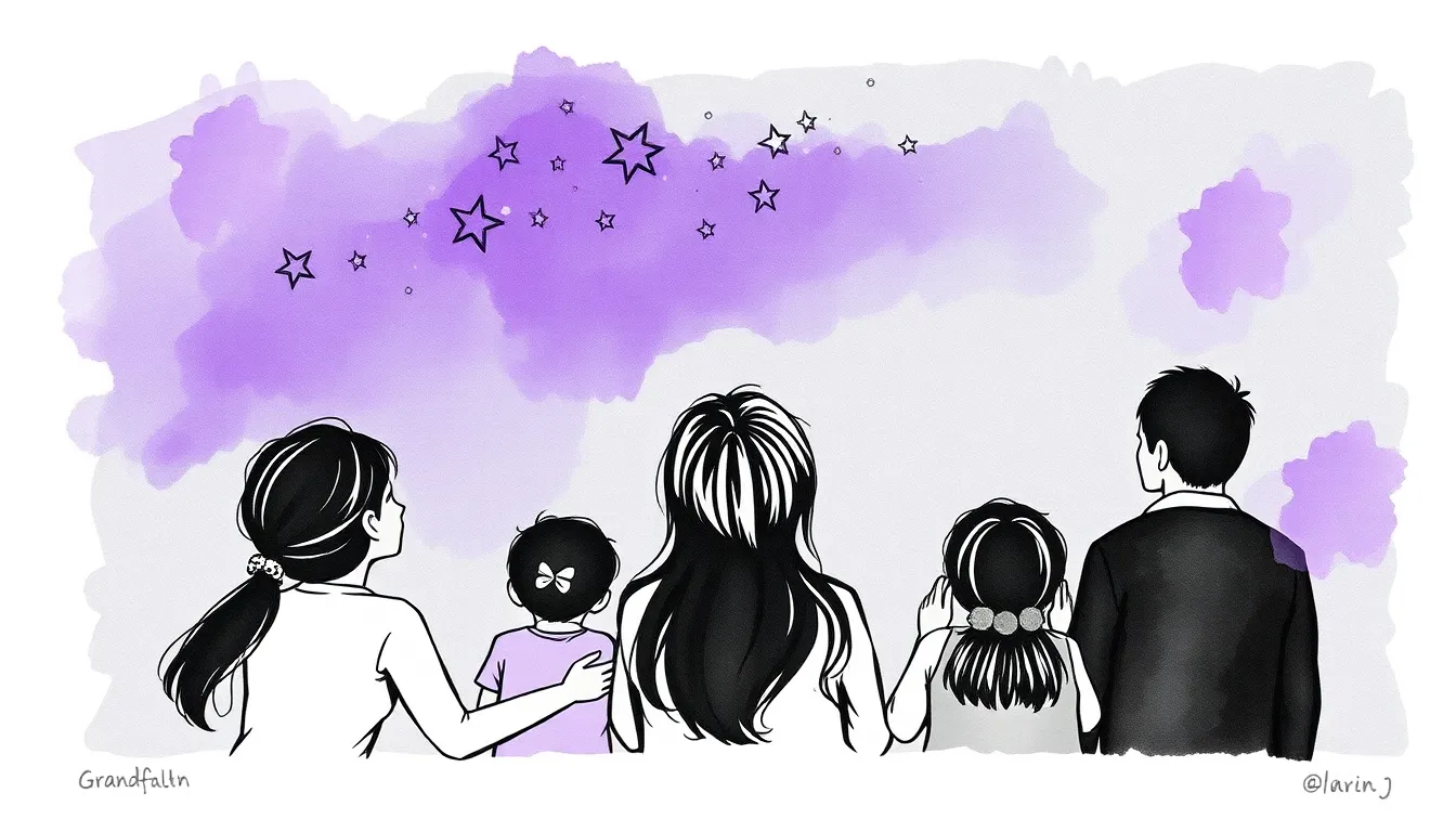 Illustration de  Le Vœu Sous les Étoiles