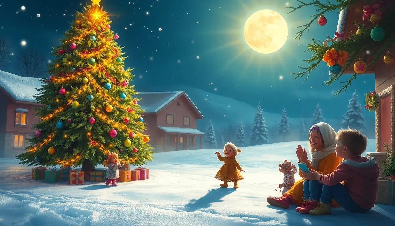 Illustration de La Magie de Noël