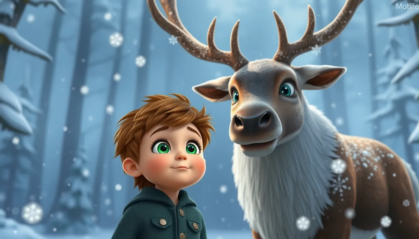 L'Hiver de Hugo et les Flocons de Neige Magiques 3 Illustration du Gardien des Flocons