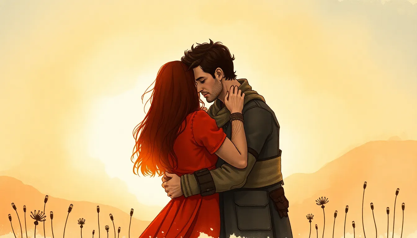 L'Étreinte des Étoiles : Une célébration de l'amour et de la liberté 4 Illustration de La Lumière au Bout du Tunnel