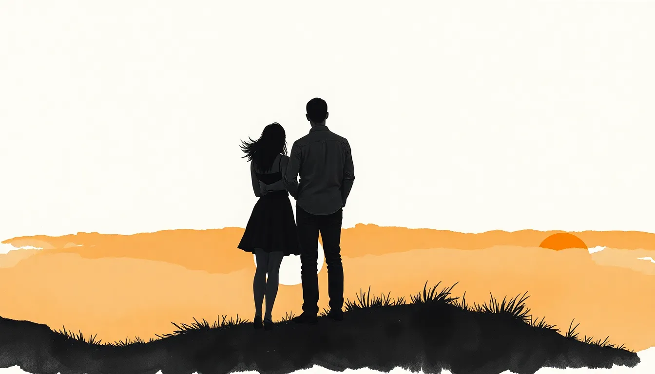 L'Étreinte des Étoiles : Une célébration de l'amour et de la liberté 5 Illustration de Vers l'Horizon Éternel