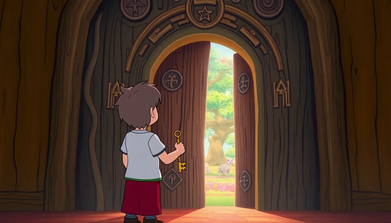 Leo et la Clé des Mondes 2 Illustration de L'Ouverture du Portail