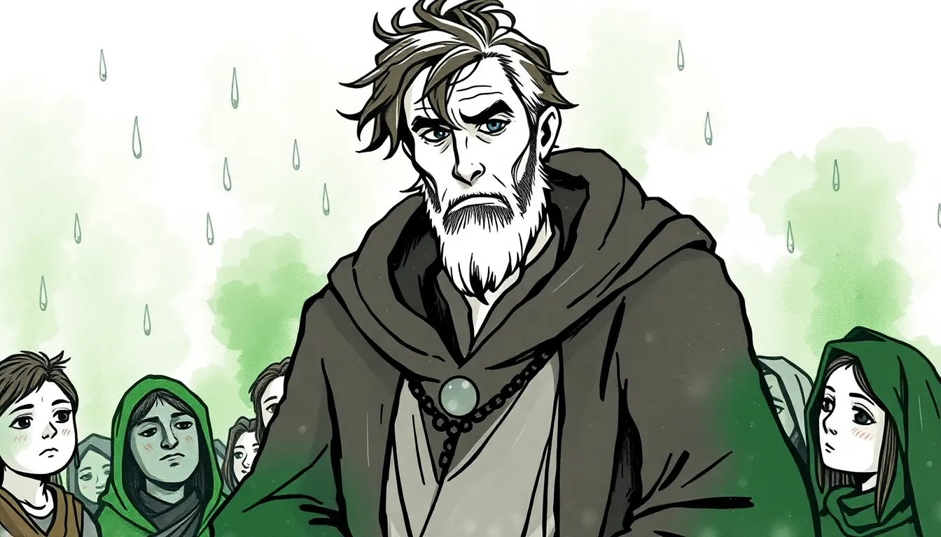 Le Marchand de Pluie : Un voyage fantastique au cœur de l'aridité 2 Illustration de Les Récits des Gouttes de Pluie