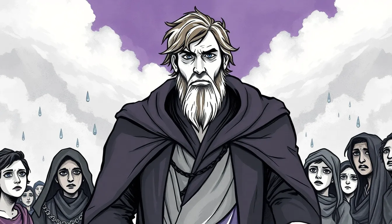 Le Marchand de Pluie : Un voyage fantastique au cœur de l'aridité 6 Illustration de La Prophétie de la Pluie