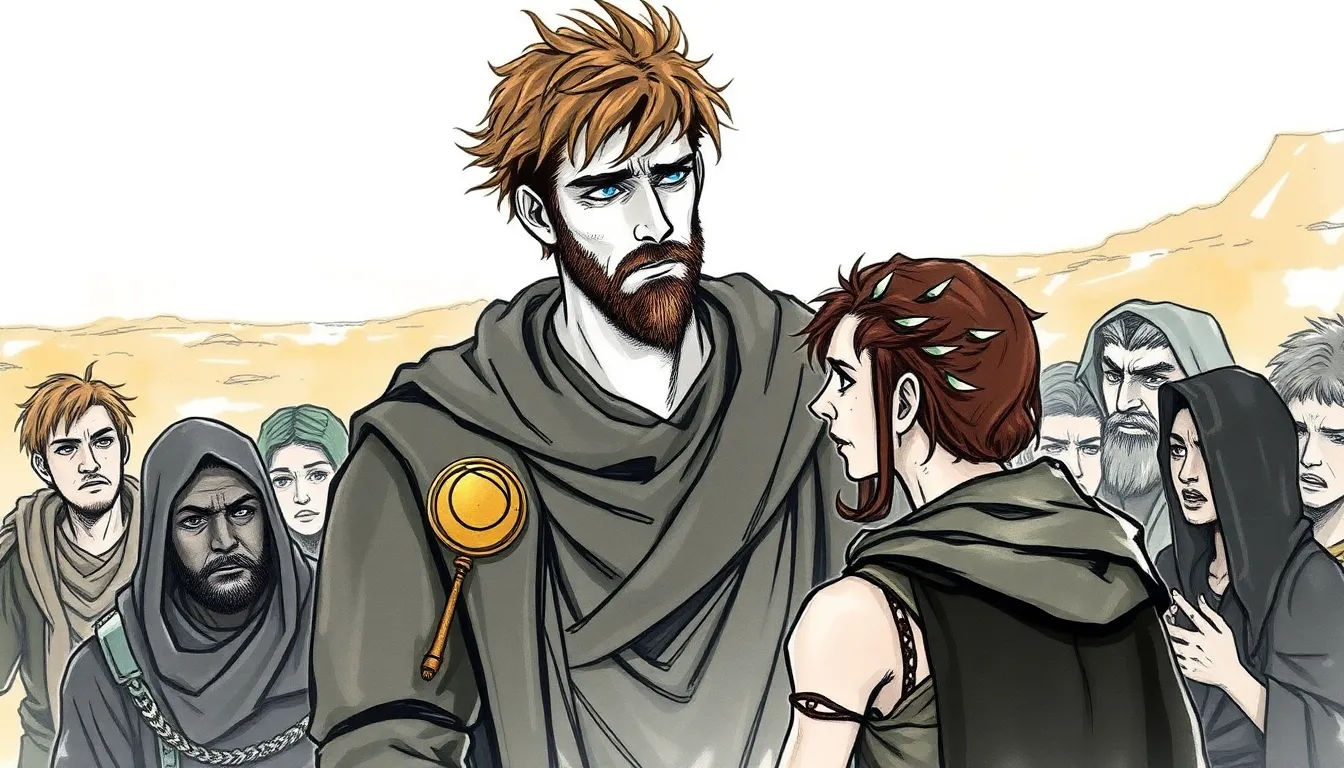 Le Marchand de Pluie : Un voyage fantastique au cœur de l'aridité 7 Illustration du Choix du Village