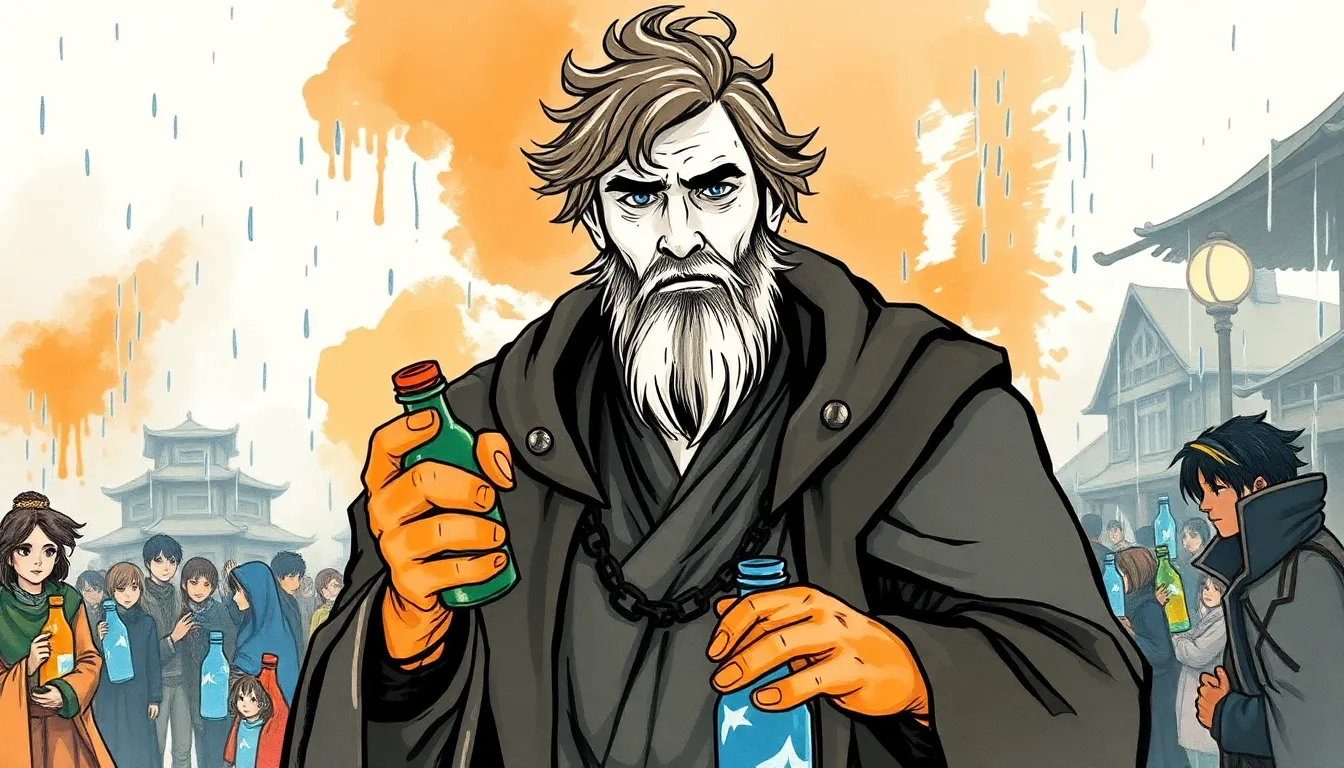 Le Marchand de Pluie : Un voyage fantastique au cœur de l'aridité 8 Illustration de La Réalisation de la Vie