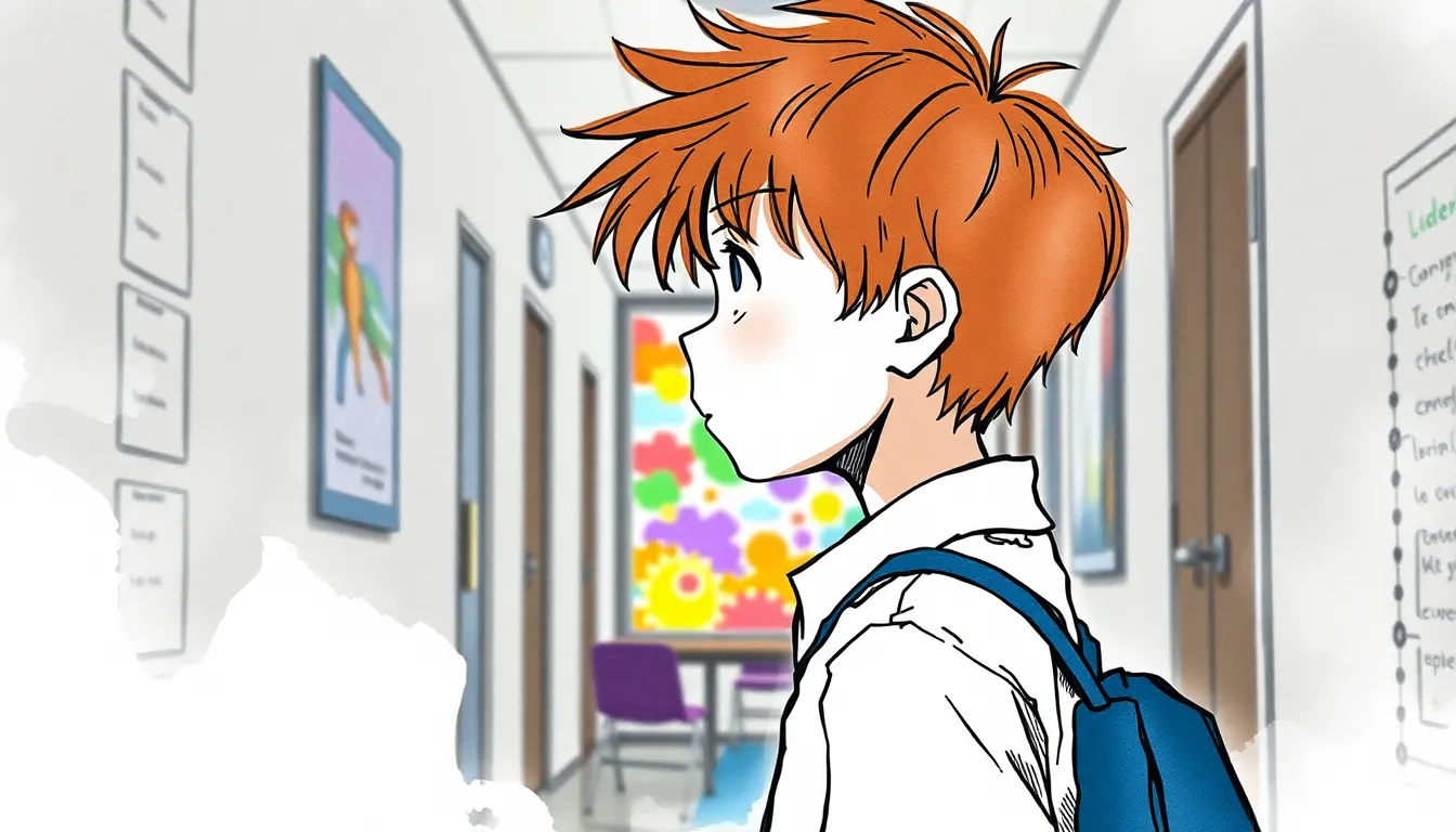 Illustration de Les Couloirs de l'École