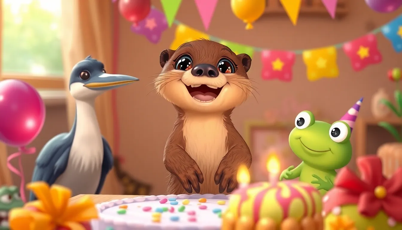 Les Rêves de Lily la Loutre 5 Illustration de Le Secret de la Pierre