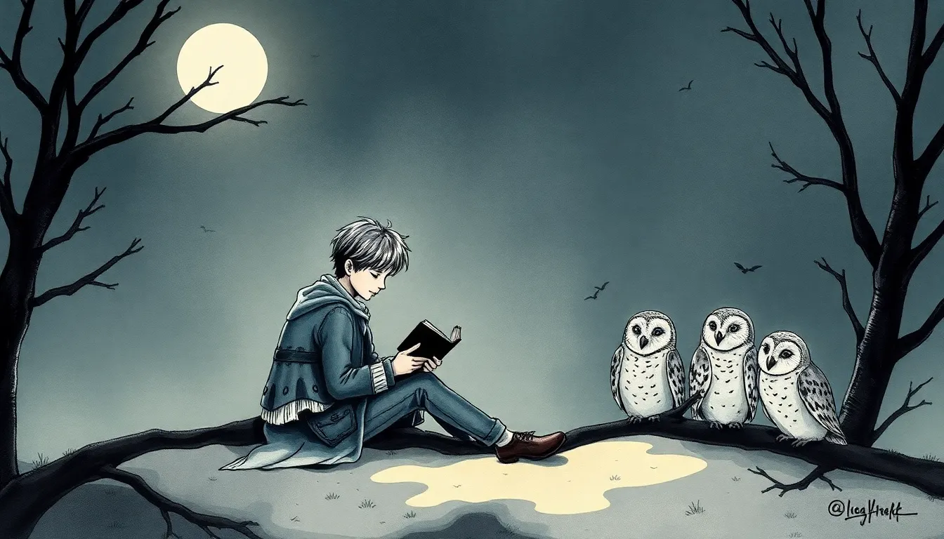 Les Hiboux : Gardiennes de Nos Secrets 2 Illustration de Les Murmures de la Nuit